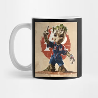 Groot Vs Atlanta Braves Cedar Clouts Mug